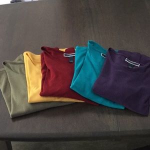 Long sleeved T shirts